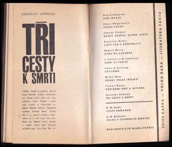 Jaroslav Andrejs: Tři cesty k smrti