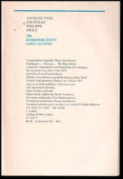 Jacques-Yves Cousteau: Tři dobrodružství lodi Calypso