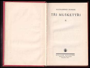 Alexandre Dumas: Tři mušketýři