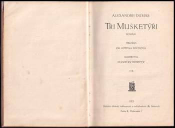 Alexandre Dumas: Tři mušketýři I- II  +Tři mušketýři po dvaceti letech I-II+ Tři mušketýři ještě po deseti letech  I-II, V- VI