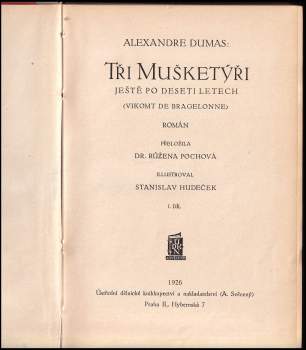 Alexandre Dumas: Tři mušketýři ještě po deseti letech