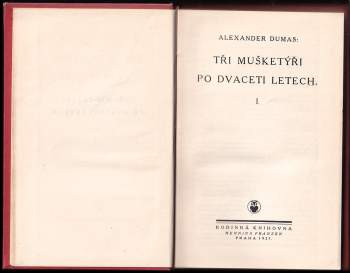 Alexandre Dumas: Tři mušketýři po dvaceti letech