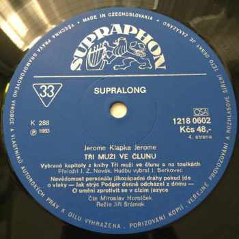 Miroslav Horníček: Tři Muži Ve Člunu (2xLP)