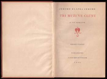 K Jerome: Tři muži ve člunu [o psu nemluvě]