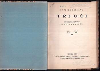 Maurice Leblanc: Tři oči