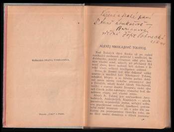 Aleksej Nikolajevič Tolstoj: Tři povídky