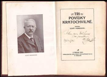 Ignát Herrmann: Tři povídky kratochvilné