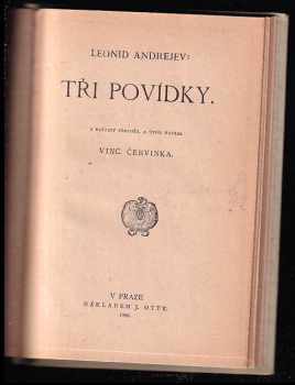 Leonid Nikolajevič Andrejev: Tři povídky