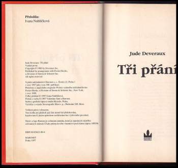 Jude Deveraux: Tři přání