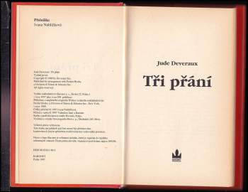 Jude Deveraux: Tři přání
