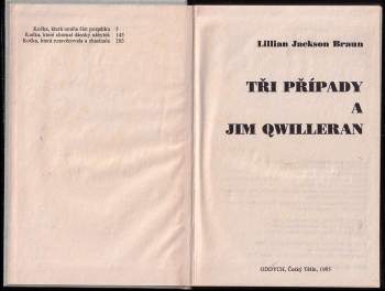 Lilian Jackson Braun: Tři případy a Jim Qwilleran