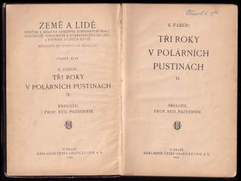 Kurt Faber: Tři roky v polárních pustinách
