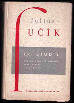 Tři studie. Božena Němcová, Karel Sabina, Julius Zeyer