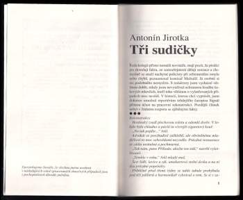 Antonín Jirotka: Tři sudičky