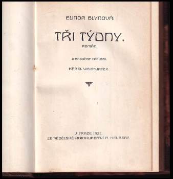 Elinor Glyn: Tři týdny