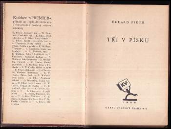 Eduard Fiker: Tři v písku