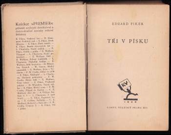 Eduard Fiker: Tři v písku