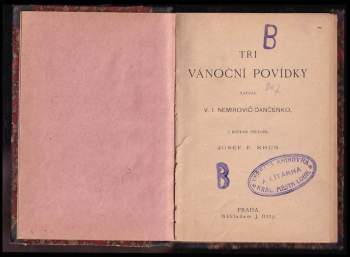 Vasilij Ivanovič Nemirovič-Dančenko: Tři vánoční povídky