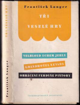 František Langer: Tři veselé hry