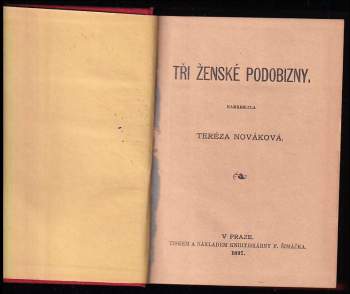 Tereza Nováková: Tři ženské podobizny + Květiny a ženy + Z ústraní