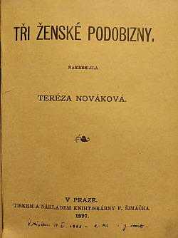 Tereza Nováková: Tři ženské podobizny