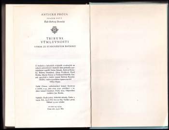 Marcus Tullius Cicero: Tribuni výmluvnosti