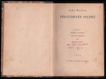 John Buchan: Třicet devět stupňů