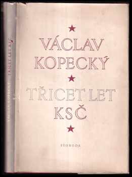 Václav Kopecký: 30 let KSČ