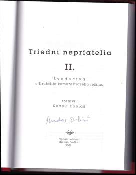 Triedni nepriatelia