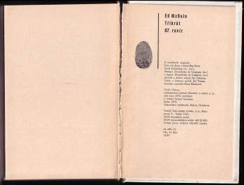 Ed McBain: Třikrát 87. revír