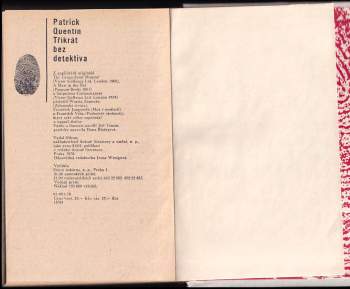 Patrick Quentin: Třikrát bez detektiva