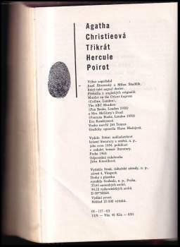 Agatha Christie: Třikrát Hercule Poirot