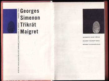 Georges Simenon: Třikrát Maigret