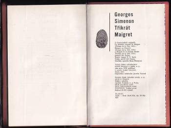 Georges Simenon: Třikrát Maigret
