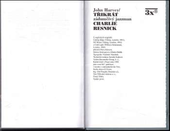 John Harvey: Třikrát zádumčivý jazzman Charlie Resnick