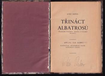 Josef Smíšek: Třináct albatrosů