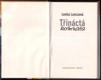 Lenka Lanczová: Třináctá komnata