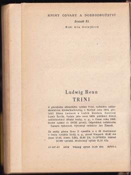 Ludwig Renn: Trini