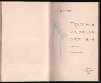 Josef Svatopluk Machar: Tristium Vindobona I-XX