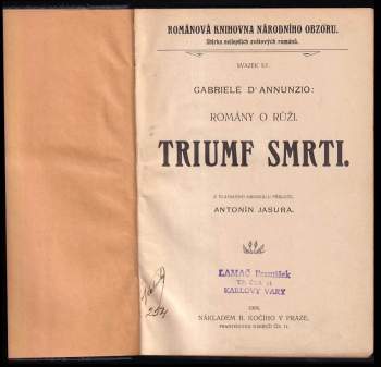 Gabriele d'Annunzio: Triumf smrti