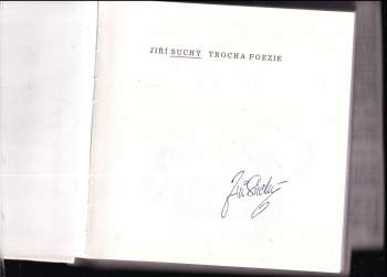Jiří Suchý: Trocha poezie
