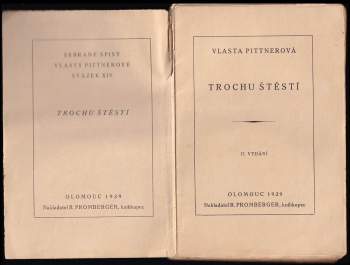 Vlasta Pittnerová: Trochu štěstí