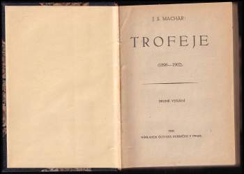 Josef Svatopluk Machar: Trofeje