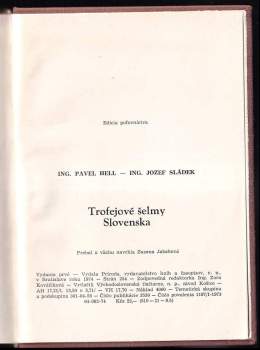 Pavol Hell: Trofejové šelmy Slovenska