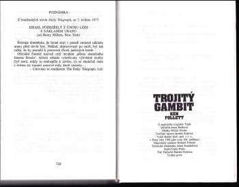 Ken Follett: Trojitý gambit