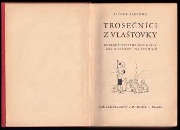 Arthur Ransome: Trosečníci z Vlaštovky