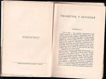 Edison Marshall: Trosečník v divočině