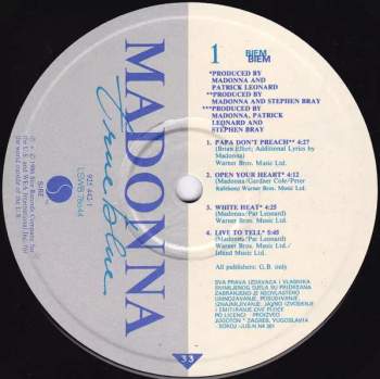 Madonna: True Blue