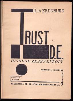 Il'ja Grigor'jevič Èrenburg: Trust D.E