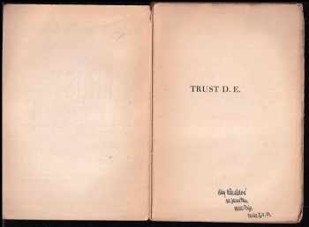 Il'ja Grigor'jevič Èrenburg: Trust D.E